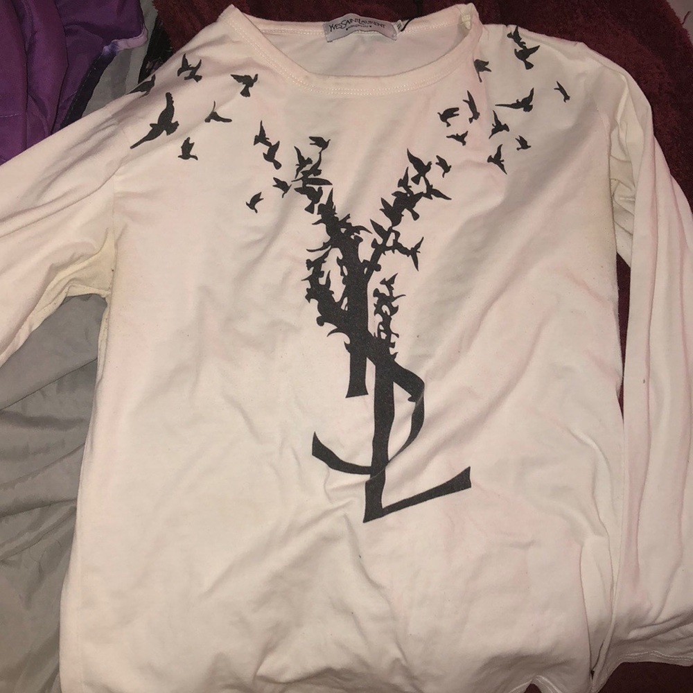 yvessaint laurent long sleeve shirt